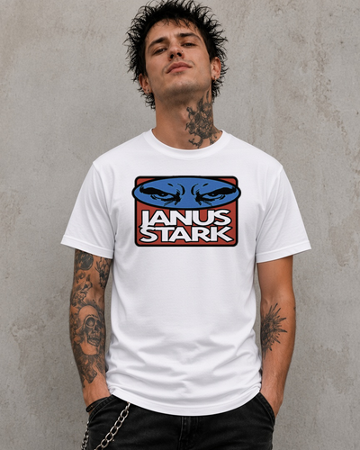 Janus Stark – Great Adventure Cigar Tee (White)