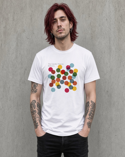 The Candle Thieves – Balloons Tee (White)