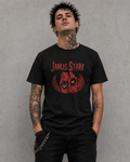 Janus Stark Crucify All the Leaders tee – black, front