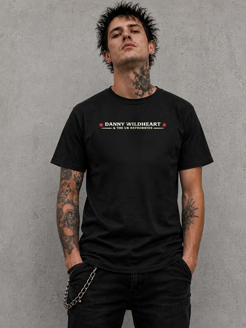 Danny Wildheart Old Enough to Know Better black tee front
